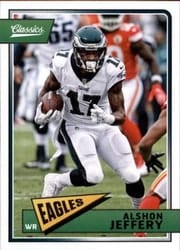 2018 Panini Classics Base Set Alshon Jeffery #75 card