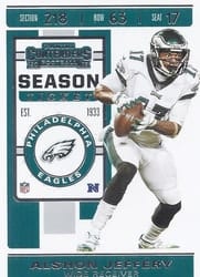 2019 Panini Contenders Base Set Alshon Jeffery #59 card