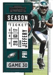2020 Panini Contenders Base Set Alshon Jeffery #27 card