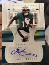 2020 Panini National Treasures Signatures Alshon Jeffery #S-AJ card