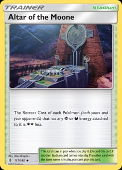 Guardians Rising Altar of the Moone #117 card