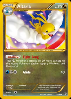 2012 Boundaries Crossed Altaria #152 card