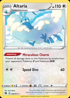 2020 Champion's Path Altaria #49 card