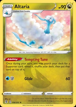 2021 Evolving Skies Altaria #106 card