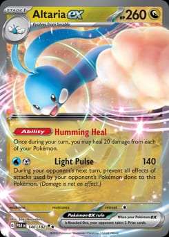 2023 Paradox Rift Altaria ex #140 card