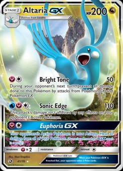 Dragon Majesty Altaria-GX #41 card