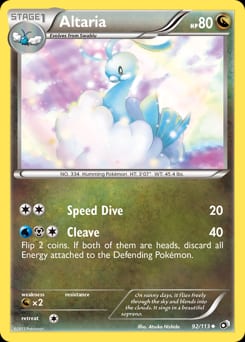 2013 Legendary Treasures Altaria #92 card