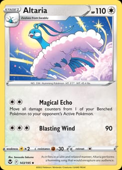 2022 Silver Tempest Altaria #143 card