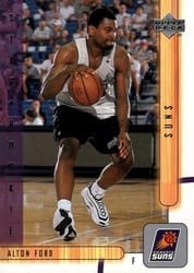 2001-02 Upper Deck Base Set Alton Ford #187 card