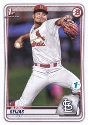 2020 Bowman 1st Edition Base Set Alvaro Seijas #BFE-60 card