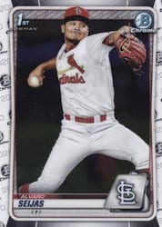 2020 Bowman Chrome Prospects Alvaro Seijas #BCP-60 card