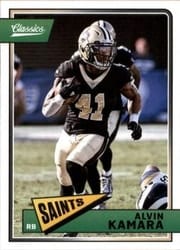 2018 Panini Classics Base Set Alvin Kamara #63 card