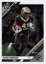 2019 Donruss Optic Base Set Alvin Kamara #67 card