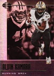 2019 Panini Illusions Base Set Alvin Kamara #28 card