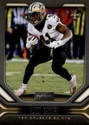 2019 Panini Playbook Base Set Alvin Kamara #98 card