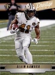 2019 Panini Prestige Base Set Alvin Kamara #104 card