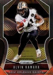 2019 Panini Prizm Base Set Alvin Kamara #187 card