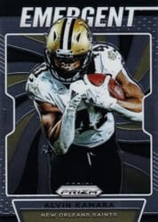 2019 Panini Prizm Emergent Alvin Kamara #11 card