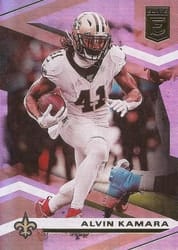 2020 Donruss Elite Base Set Alvin Kamara #82 card