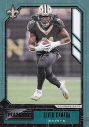 2020 Panini Playbook Base Set Alvin Kamara #83 card