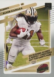 2021 Donruss Highlights Alvin Kamara #HI-4 card