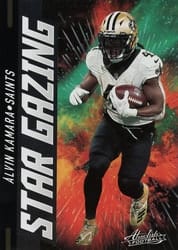 2021 Panini Absolute Star Gazing Alvin Kamara #12 card