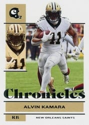 2021 Panini Chronicles Base Set Alvin Kamara #58 card