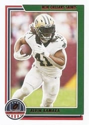 2021 Panini Chronicles Stars & Stripes Alvin Kamara #STS-AKA card