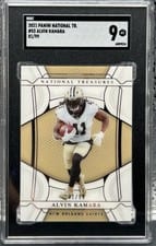 2021 Panini National Treasures Alvin Kamara #53 card