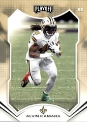 2021 Panini Playoff Base Set Alvin Kamara #166 card