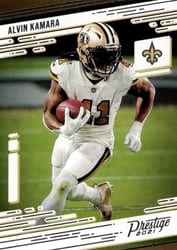 2021 Panini Prestige Base Set Alvin Kamara #135 card