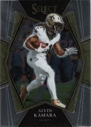 2021 Panini Select Base Set Alvin Kamara #125 card