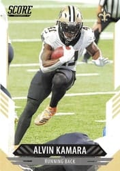 2021 Score Base Set Alvin Kamara #209 card