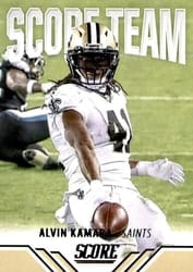 2021 Score Score Team Alvin Kamara #ST16 card