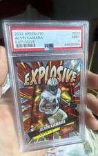 2022 Panini Absolute Explosive Alvin Kamara #E23 card