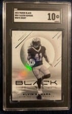 2022 Panini Black White Night Alvin Kamara #WN-9 card