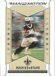 2022 Panini Rookies & Stars Man In Motion Alvin Kamara #MM-6 card