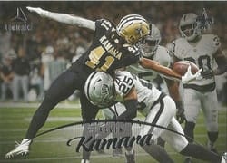 2023 Panini Luminance Base Luminance Horizontal Alvin Kamara #99 card