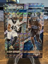 2025 Panini Mosaic Carbon Copy Alvin Kamara / Jahmyr Gibbs #CCO-1 card