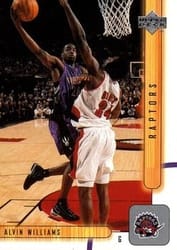 2001-02 Upper Deck Base Set Alvin Williams #166 card