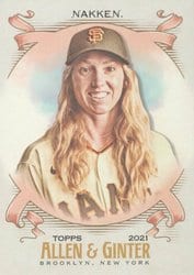 2021 Topps Allen & Ginter Base Set Alyssa Nakken #285 card