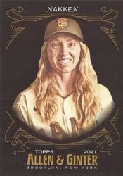 2021 Topps Allen & Ginter X Base Set Alyssa Nakken #285 card