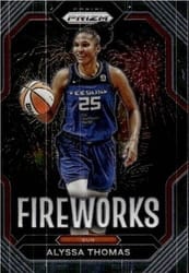 2023 Panini Prizm WNBA Fireworks Alyssa Thomas #11 card