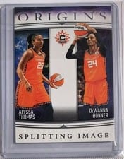 2024 Panini Origins WNBA Splitting Image Alyssa Thomas/DeWanna Bonner #15 card