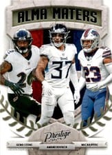 2024 Panini Prestige Alma Maters Amani Hooker / Geno Stone / Micah Hyde #10 card