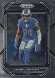 2022 Panini Prizm Base Set Amani Oruwariye #101 card