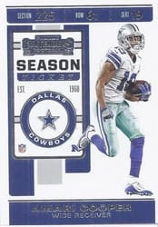 2019 Panini Contenders Base Set Amari Cooper #55 card