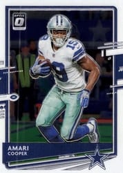 2020 Donruss Optic Base Set Amari Cooper #31 card
