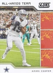 2020 Score All Hands Team Amari Cooper #AHT-AC card