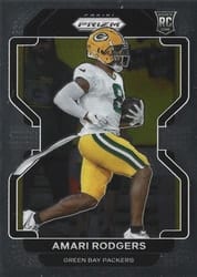 2021 Panini Prizm Base Set Amari Rodgers #405 card